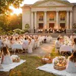 White-Dinner-Picknick mit Sommernachtskonzert
